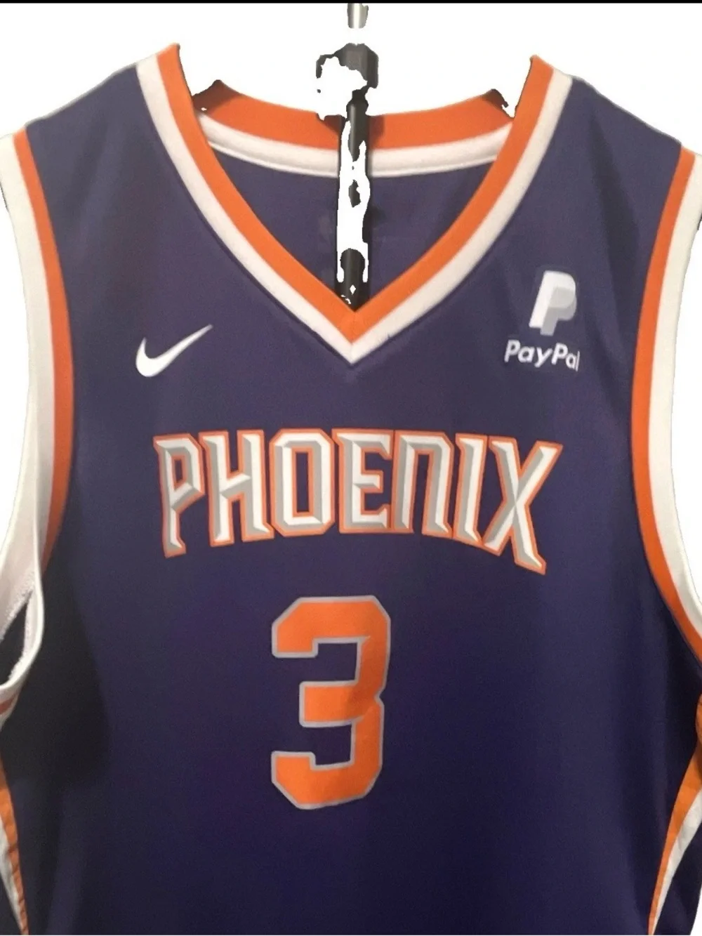 Nike Purple and Orange Phoenix Basketball Jersey #3